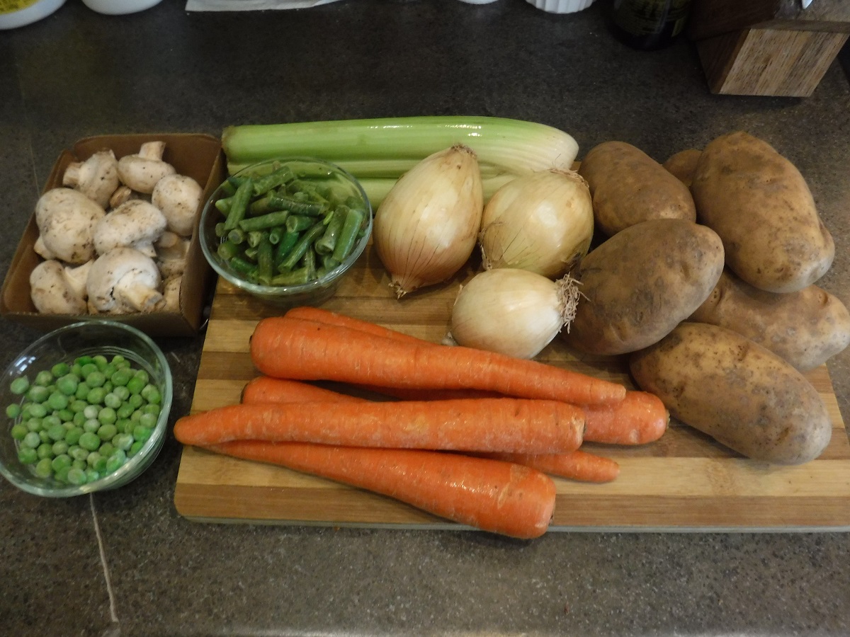 Click to enlarge - The selection of vegetables is a matter of personal preference. The list is for the veggies that I like. Feel free to add or substitute your own favorites..