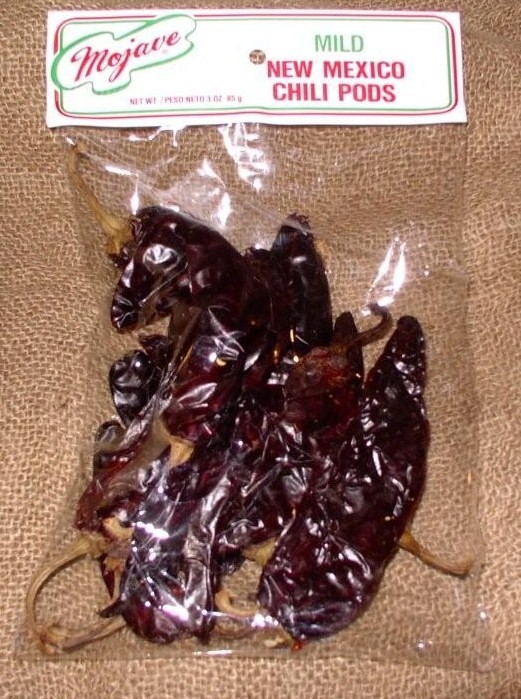 Click to enlarge - Bag of dried chiles, your most common find in the supermarket.
