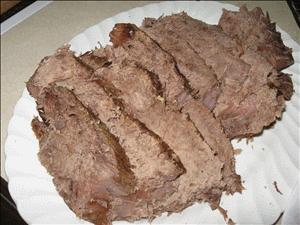 Click to enlarge - Let the roast rest for 15 minutes before carving. The meat will be fall-apart tender.