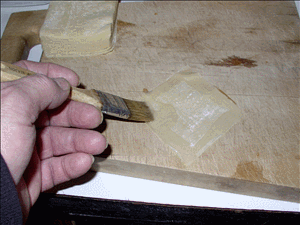 Paint egg white in 1/4-inch border around wrapper