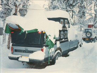 The dogs want to go sledding - so, lets dust off the dog truck - Click on to enlarge